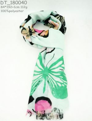 Butterfly Print Scarf